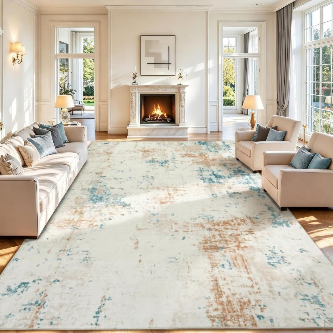 Tappeti di zona Homcomodar Tappeto Grande Beige Astratto beige