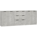 Mobile funzionale 30 x 60 x 70 cm grigio