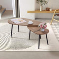 Arredo per soggiorno marrone con ante in MDF