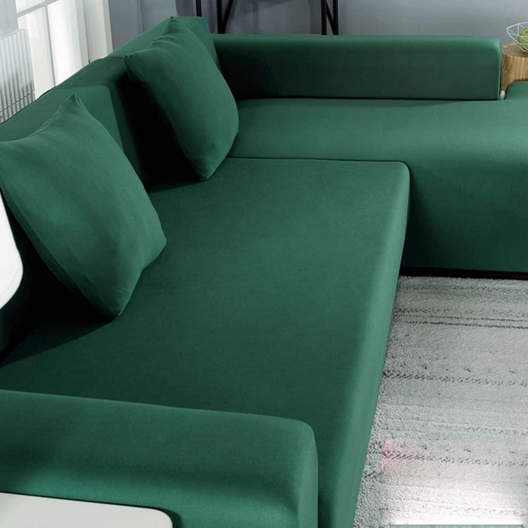 Divano confortevole Copridivano, coperture divano sezione pezzi, verde