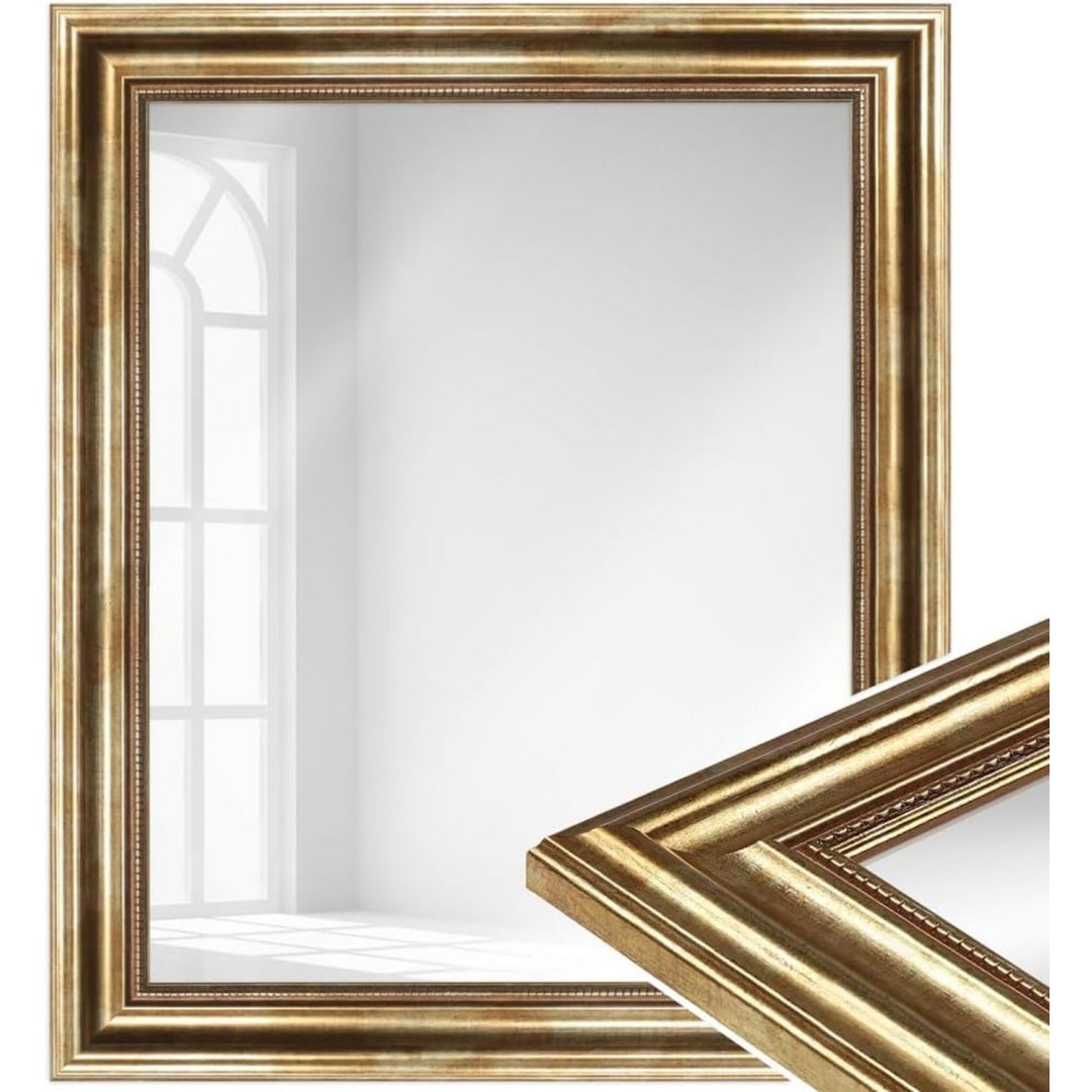 Mobile funzionale oro in legno massello stile vintage