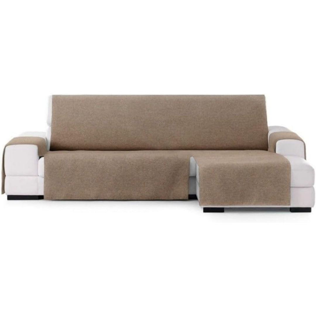 Divano da soggiorno Copridivano Valeria penisola destra beige beige