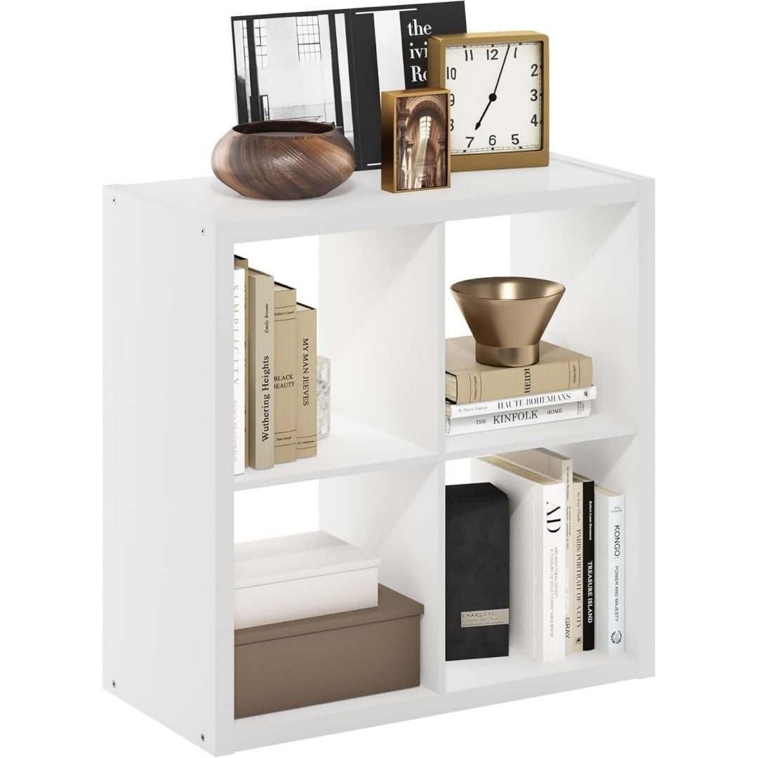 Librerie con ripiani bianco
