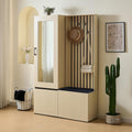 Set arredo ingresso pieghevole in MDF oro