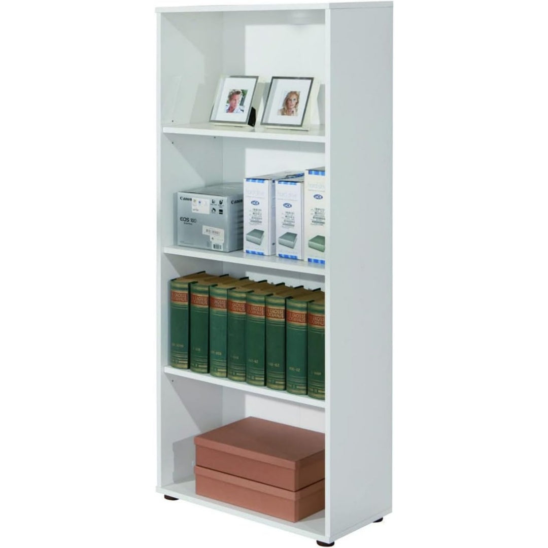 Libreria da soggiorno 30 x 60 x 145 cm bianco
